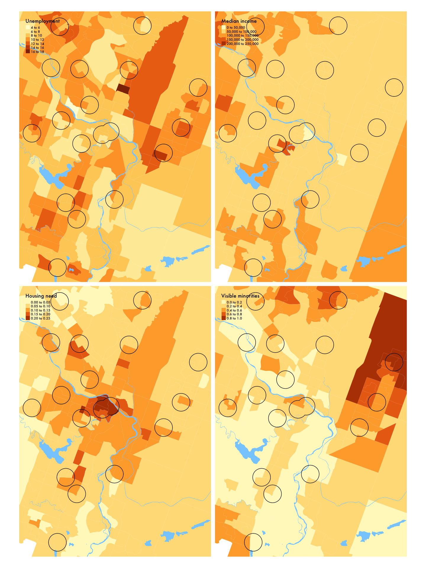 Demographic variables in Calgary (library service area), 2016